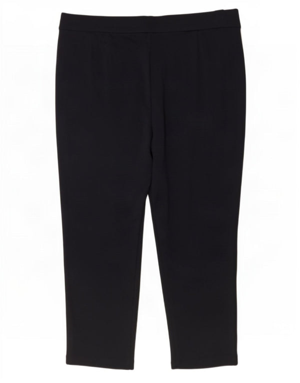 Marks & Spencer Pantalones Cortos Rectos para Mujer UK 18 XL W36 L23 Azul Marino