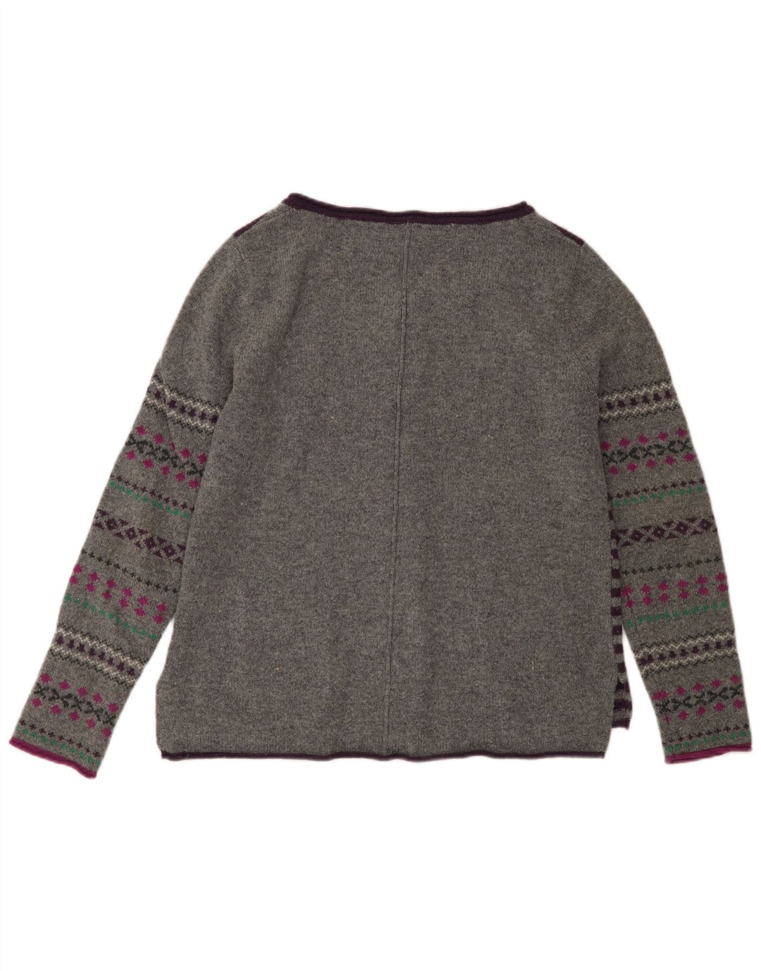 Cárdigan para mujer de White Stuff, talla 42, lana a rayas gris medio