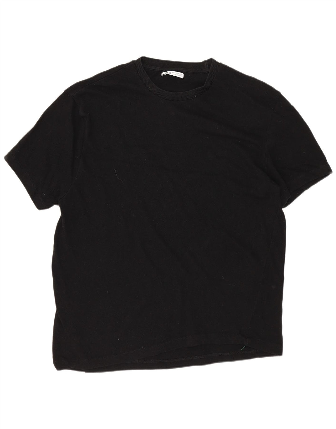 ZARA Hombre Camiseta Top XL Negro