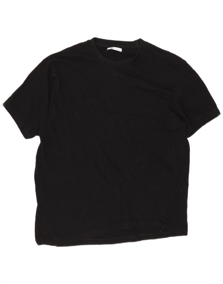 ZARA Hombre Camiseta Top XL Negro