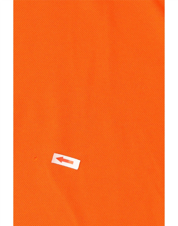 Polo Lacoste para hombre talla 4 mediano algodón naranja