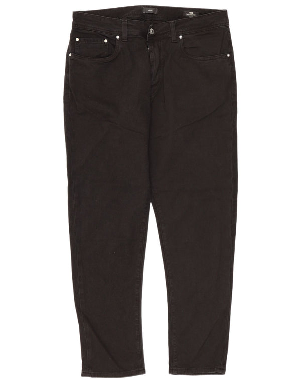 Vaqueros Liu Jo Fred Regular para hombre W36 L29 Algodón negro