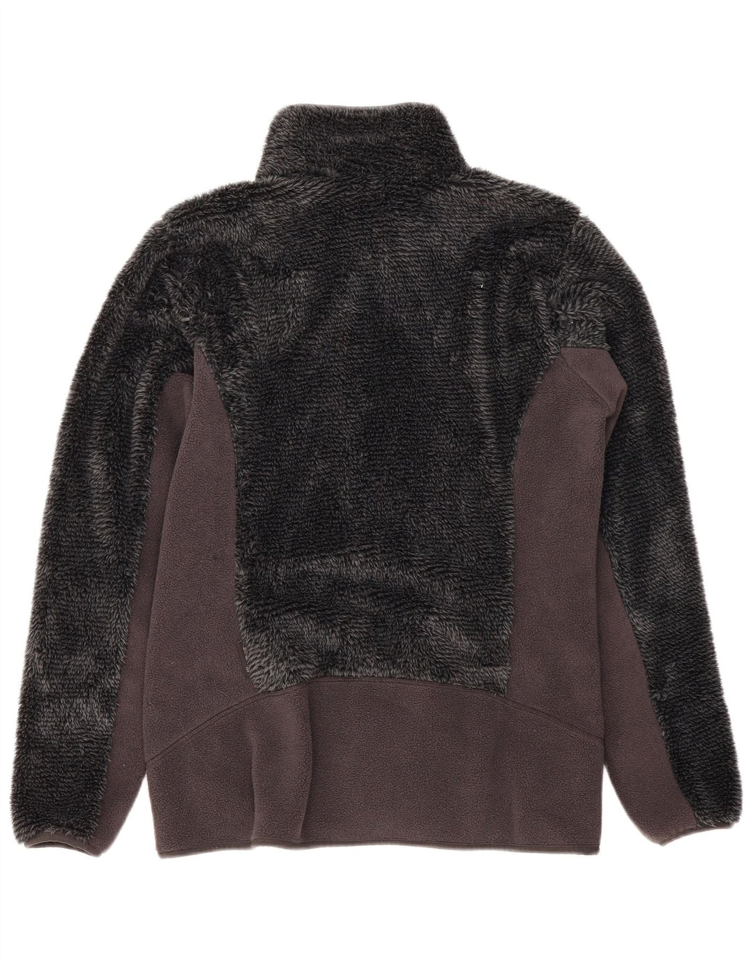 Jack Wolfskin Chaqueta polar para mujer UK 44 Poliéster color block gris medio