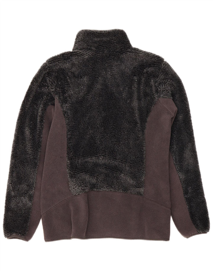 Jack Wolfskin Chaqueta polar para mujer UK 44 Poliéster color block gris medio