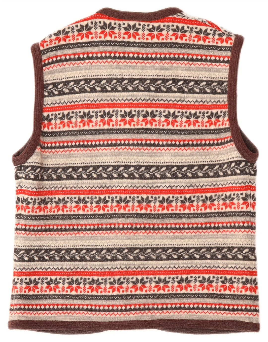 HAMMERSCHMID Suéter cárdigan para mujer Reino Unido 12 Medio Multicolor Fair Isle