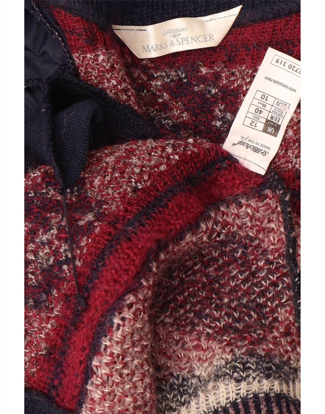 Marks & Spencer - Cárdigan largo para mujer, talla 40, tamaño mediano, azul marino