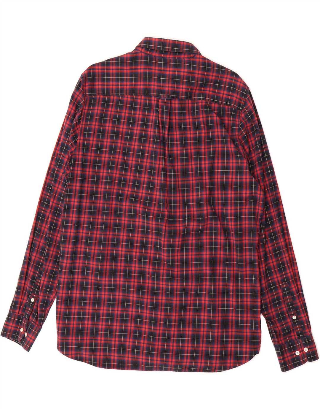 SUPERDRY Mens Flannel Shirt XL Red Check Cotton Vintage Superdry and Second-Hand Superdry from Messina Hembry 