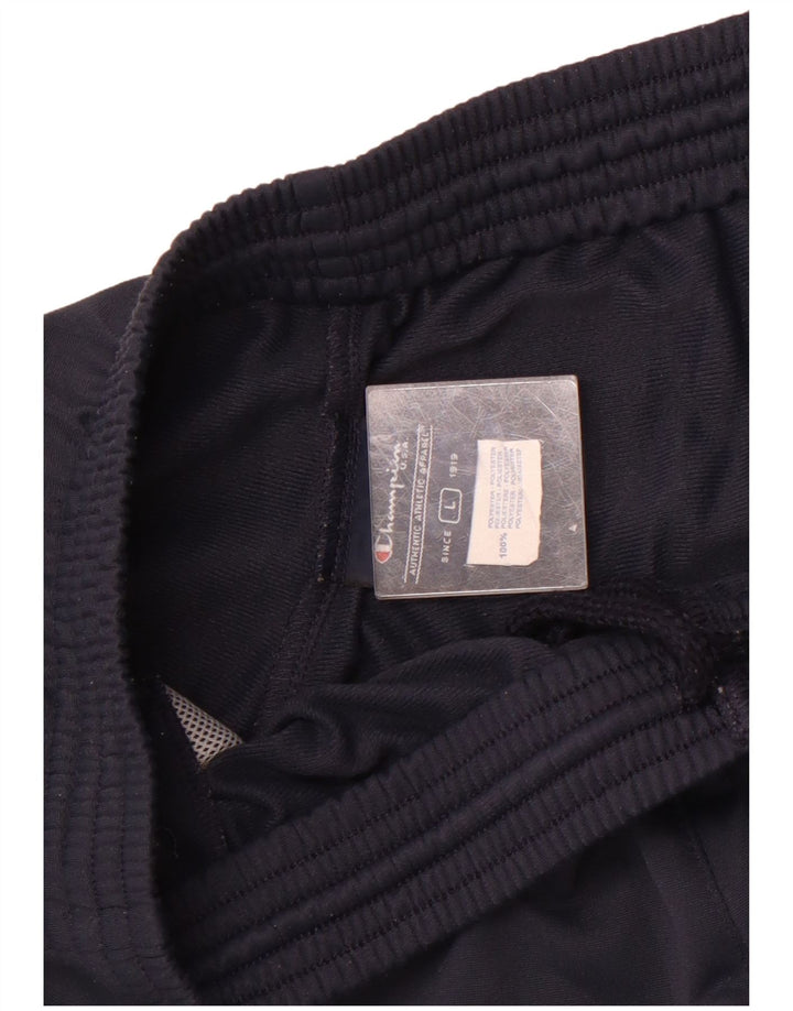 Champion Pantalón De Chándal Para Hombre Grande Azul Marino Poliéster