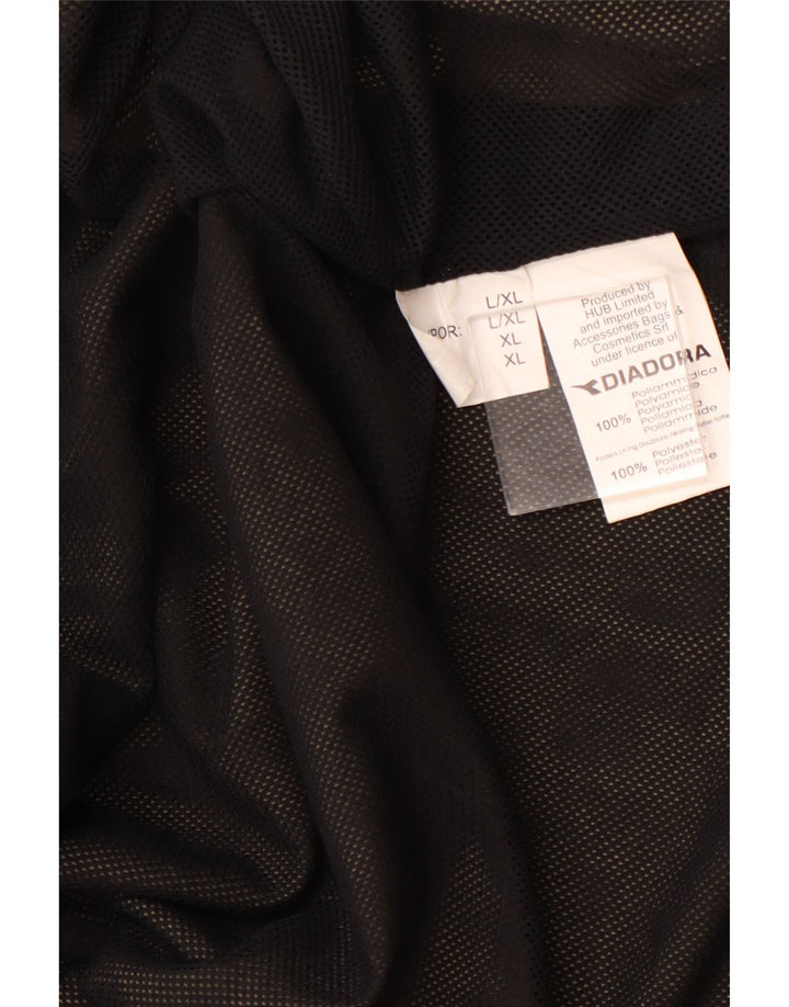 DIADORA Chaqueta impermeable para hombre UK 40 Large Caqui Poliamida