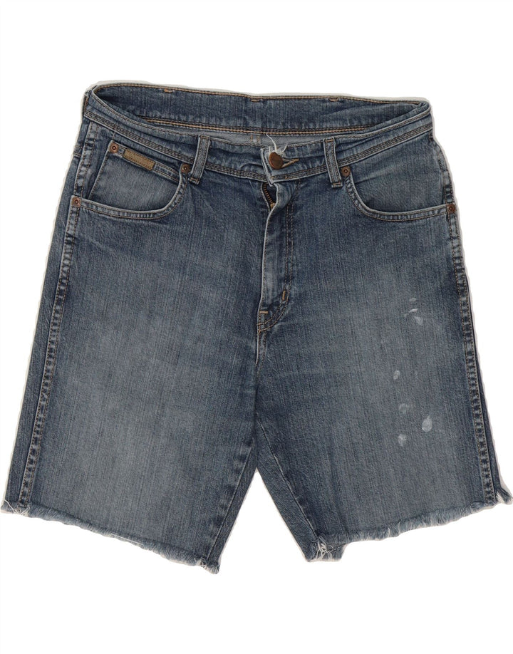 WRANGLER Mens Denim Shorts W31 Medium Blue Cotton Vintage Wrangler and Second-Hand Wrangler from Messina Hembry 
