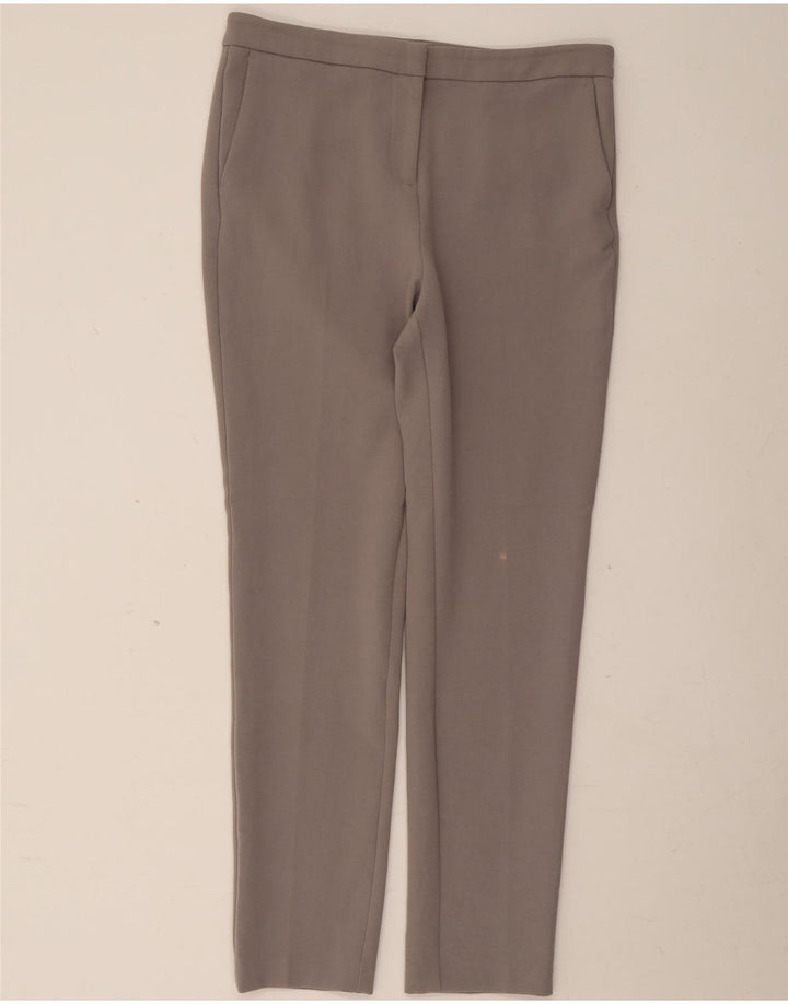Marks & Spencer Pantalones chinos ajustados para mujer UK 12 Medium W32 L29 Gris