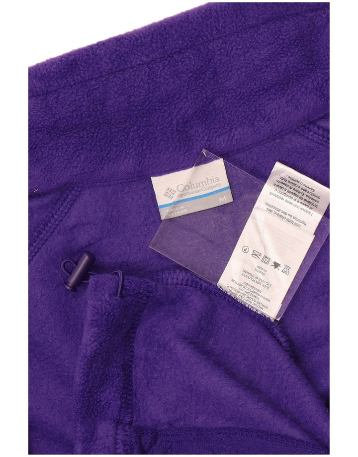 Columbia Chaqueta polar para mujer UK 44 Mediana Púrpura Poliéster