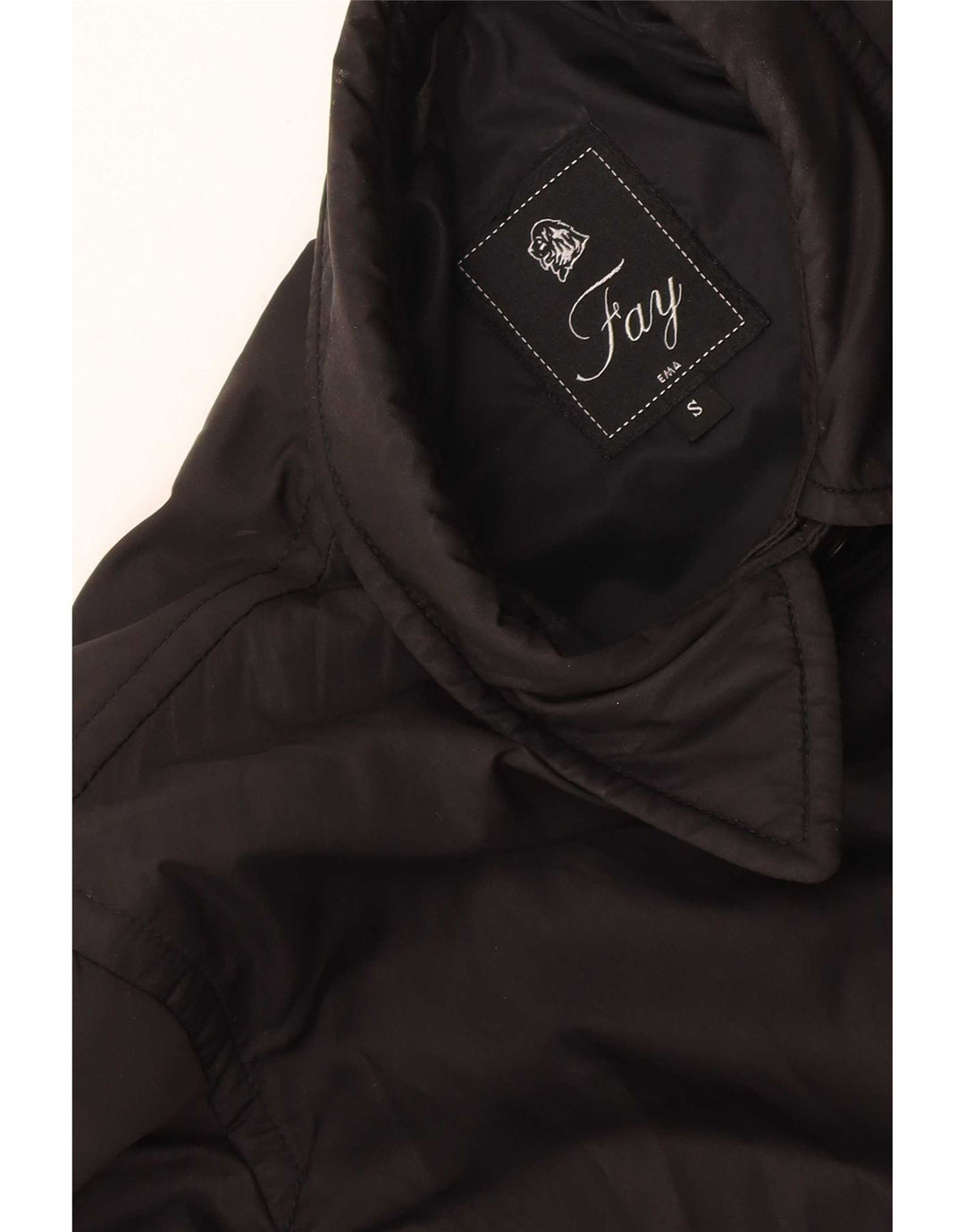 Fay Abrigo cortavientos holgado para mujer UK 10 Small Black