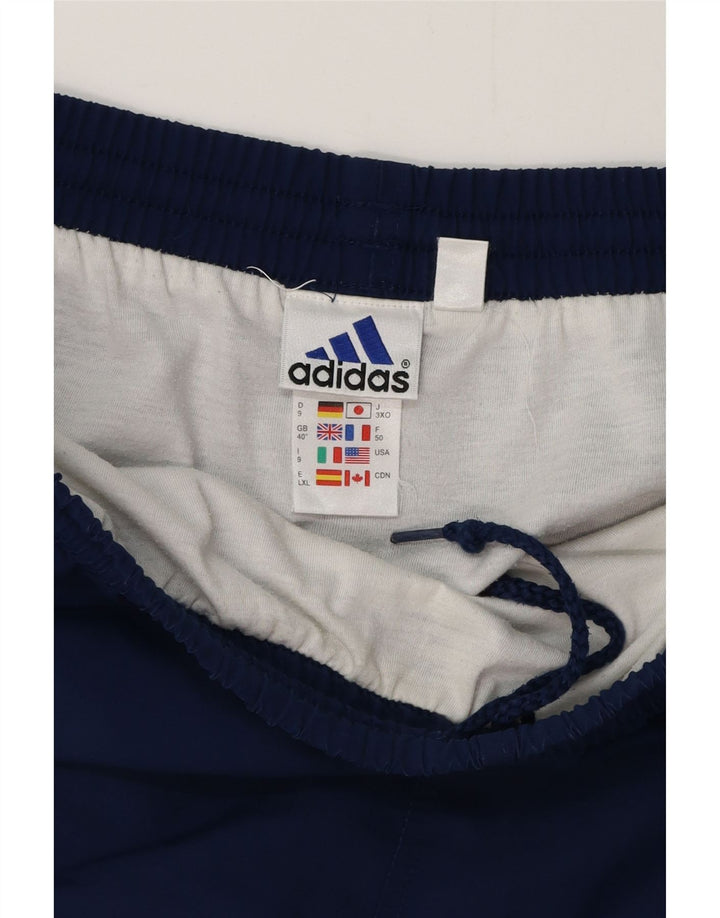 Pantalones cortos deportivos ADIDAS para hombre XL Azul marino Poliéster