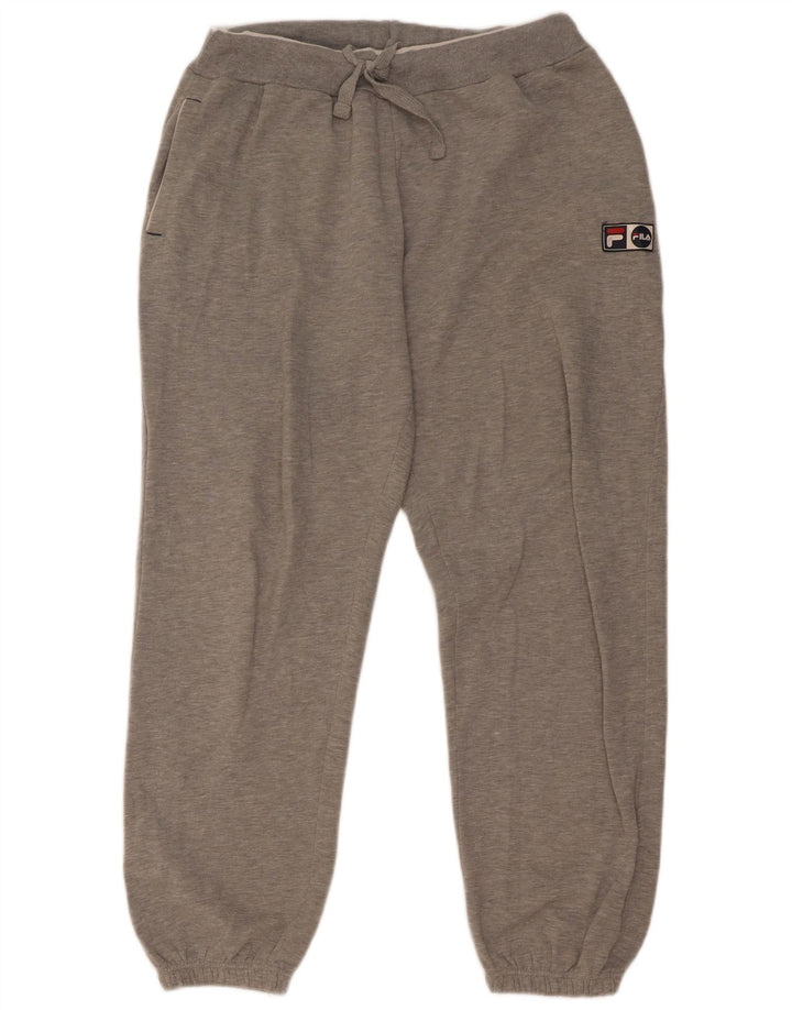 Fila Hombre Pantalones De Chándal Joggers Gris Medio Moteado