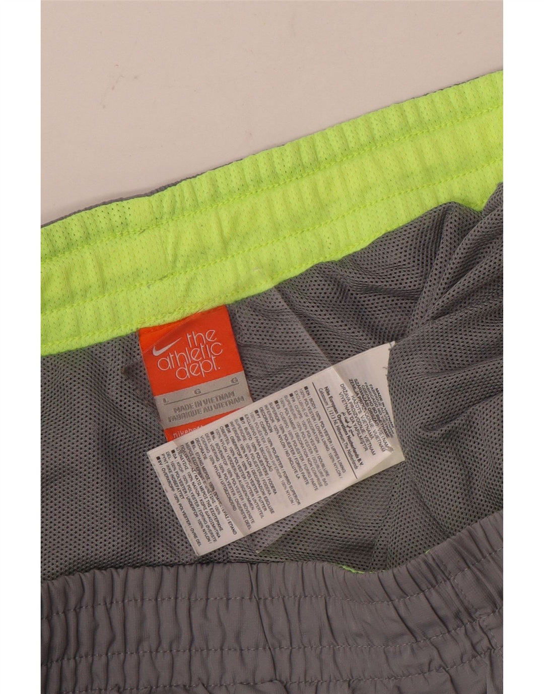 Nike - Pantalones de chándal para hombre, color gris, poliéster