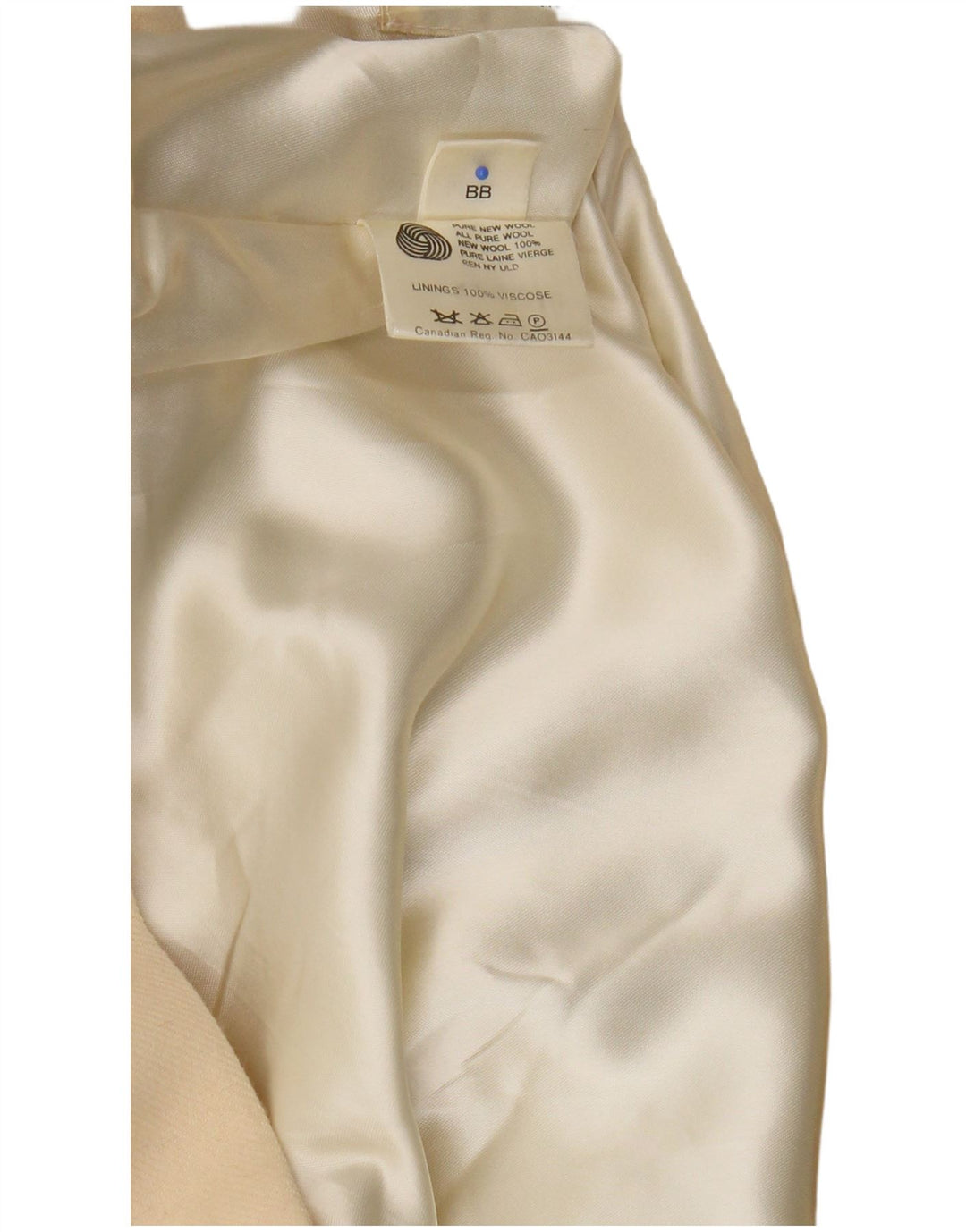 Jaeger Abrigo extragrande con doble botonadura para mujer Reino Unido 14 Lana nueva beige mediana