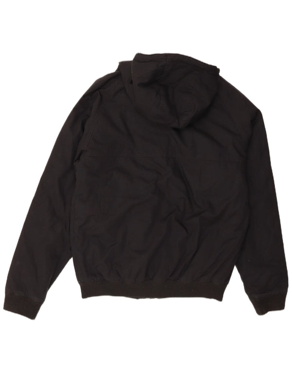 Volcom Chaqueta bomber con capucha para hombre UK 40 Large Poliéster negro