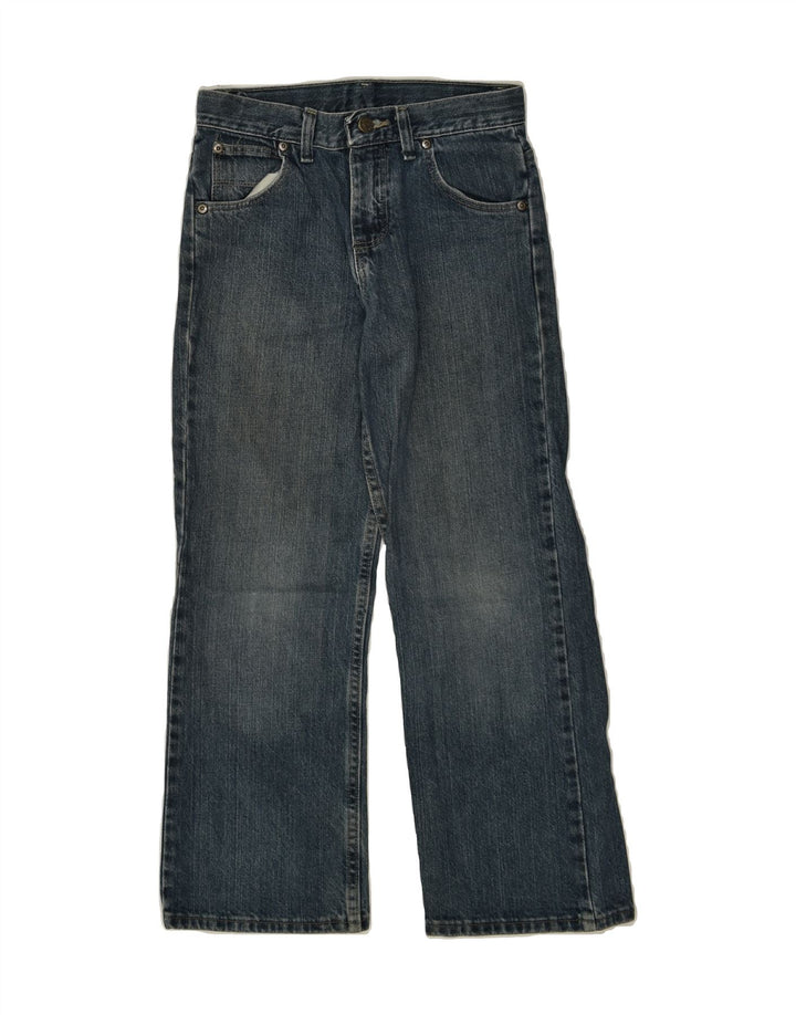 WRANGLER Girls Straight Jeans 9-10 Years W26 L26 Blue Cotton | Vintage Wrangler | Thrift | Second-Hand Wrangler | Used Clothing | Messina Hembry 