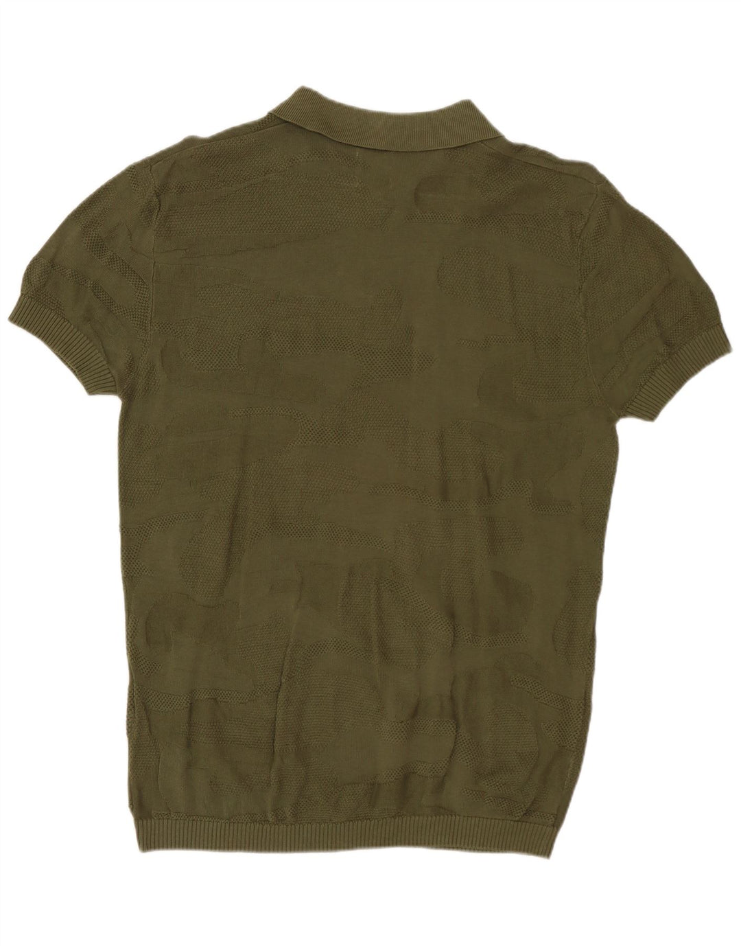 Zara Hombre Polo Camuflaje Caqui Medio