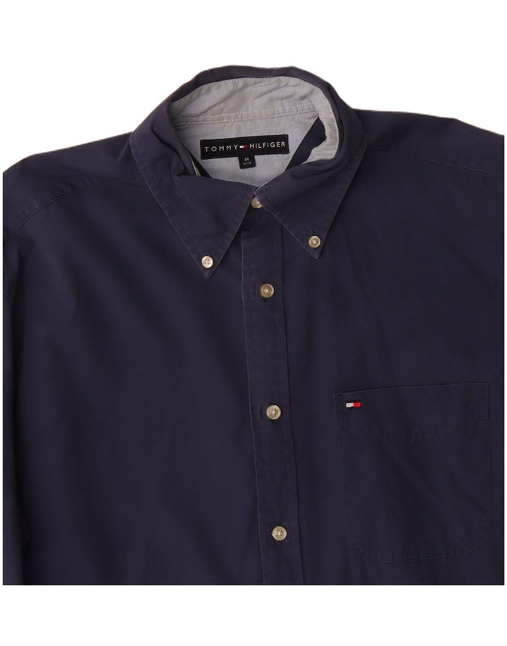 Camisa Tommy Hilfiger Hombre Algodón Azul Marino Mediano