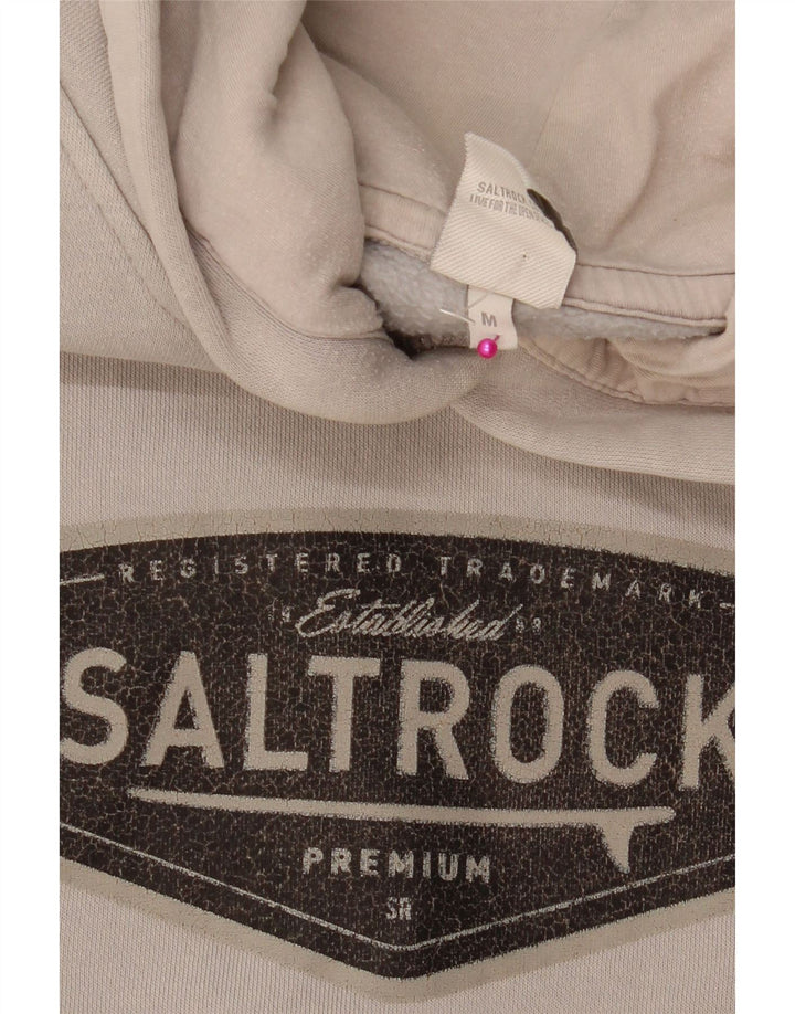 SALTROCK Jersey con capucha gráfico para hombre gris medio