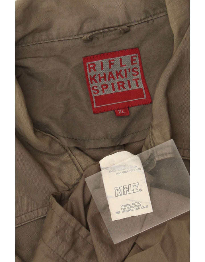 Rifle Cazadora Bomber Caqui para Hombre UK 42 XL Poliamida Caqui
