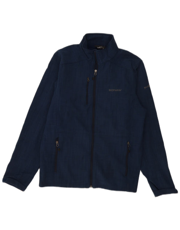 Eddie Bauer Chaqueta cortavientos para hombre UK 38 Mediano Azul marino Poliéster