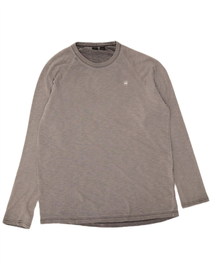 G-STAR Mens Top Long Sleeve XL Grey Cotton