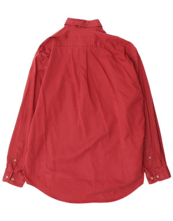 Marlboro Classics Camisa Hombre XL Borgoña Algodón