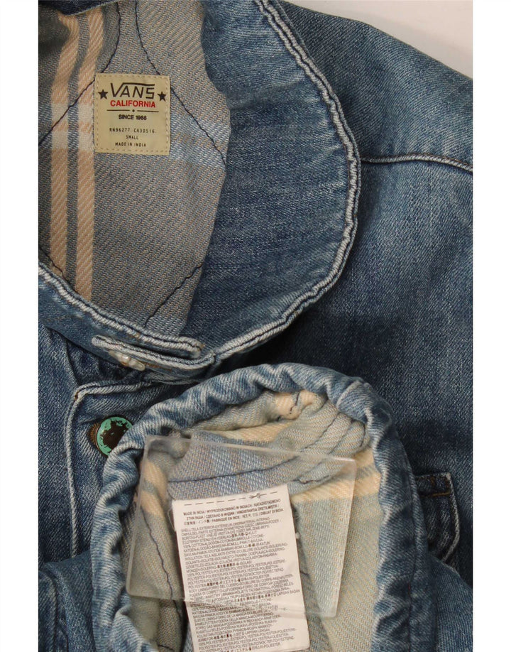 Vans - Chaqueta vaquera para hombre, talla 36, algodón azul pequeño