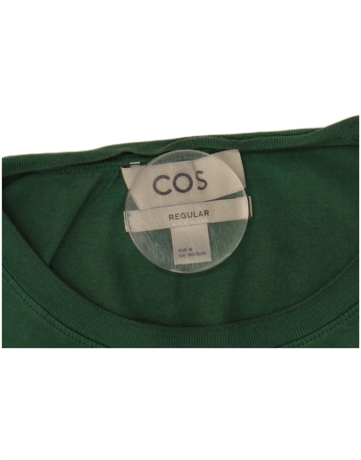 Cos - Camiseta regular para hombre, color verde medio