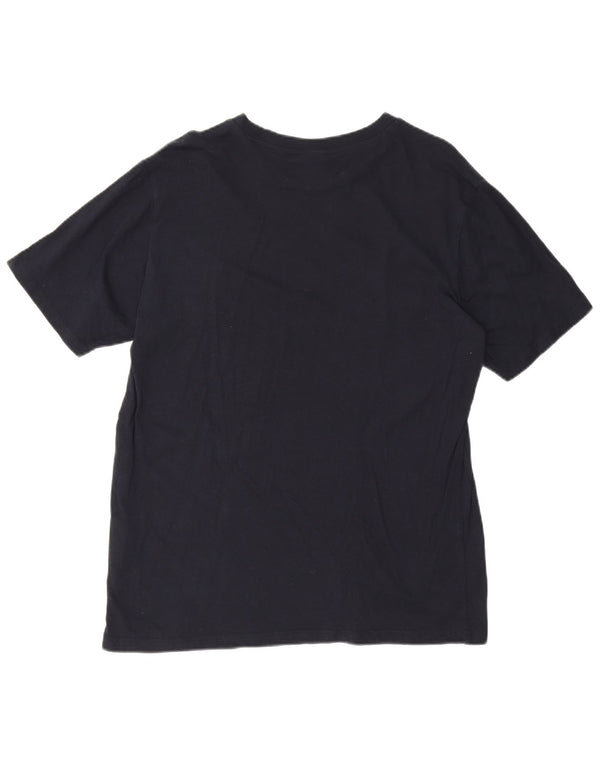 Champion Camiseta para hombre Top Large Azul Marino Algodón