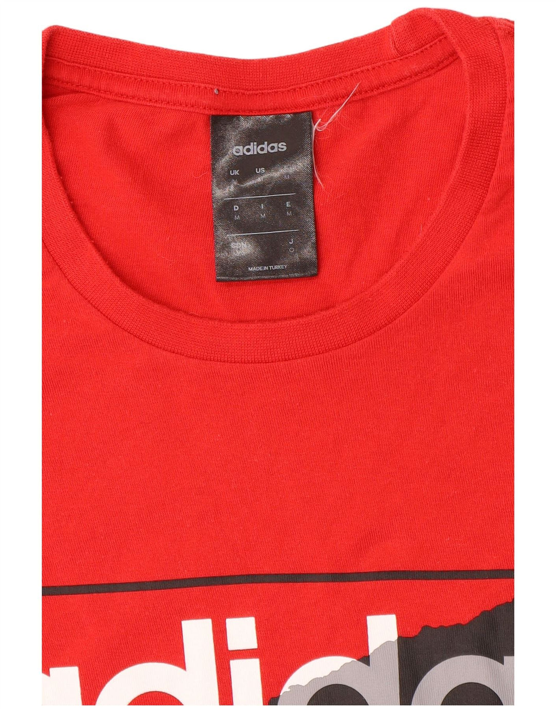 ADIDAS Camiseta gráfica para hombre Top Medium Rojo