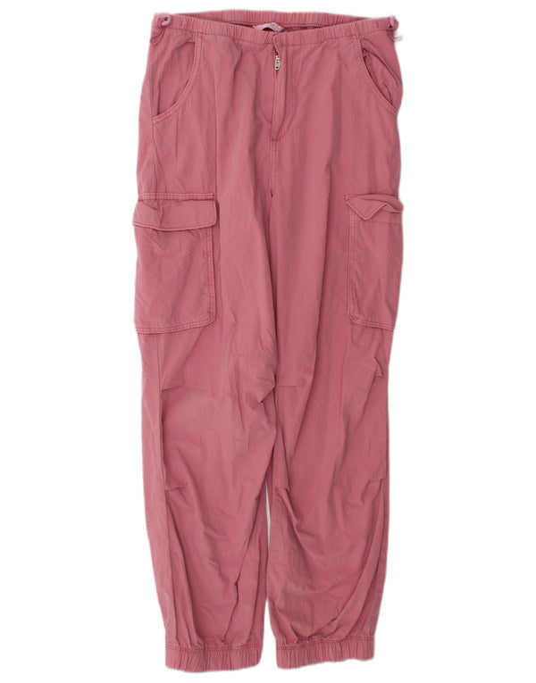 Marks & Spencer Pantalones tipo cargo para niñas 11-12 años W26 L26 Rosa