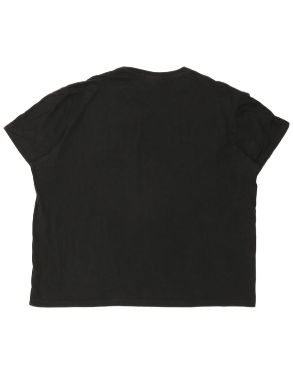 Camiseta Lacoste Hombre Talla 8 3XL Algodón Negro