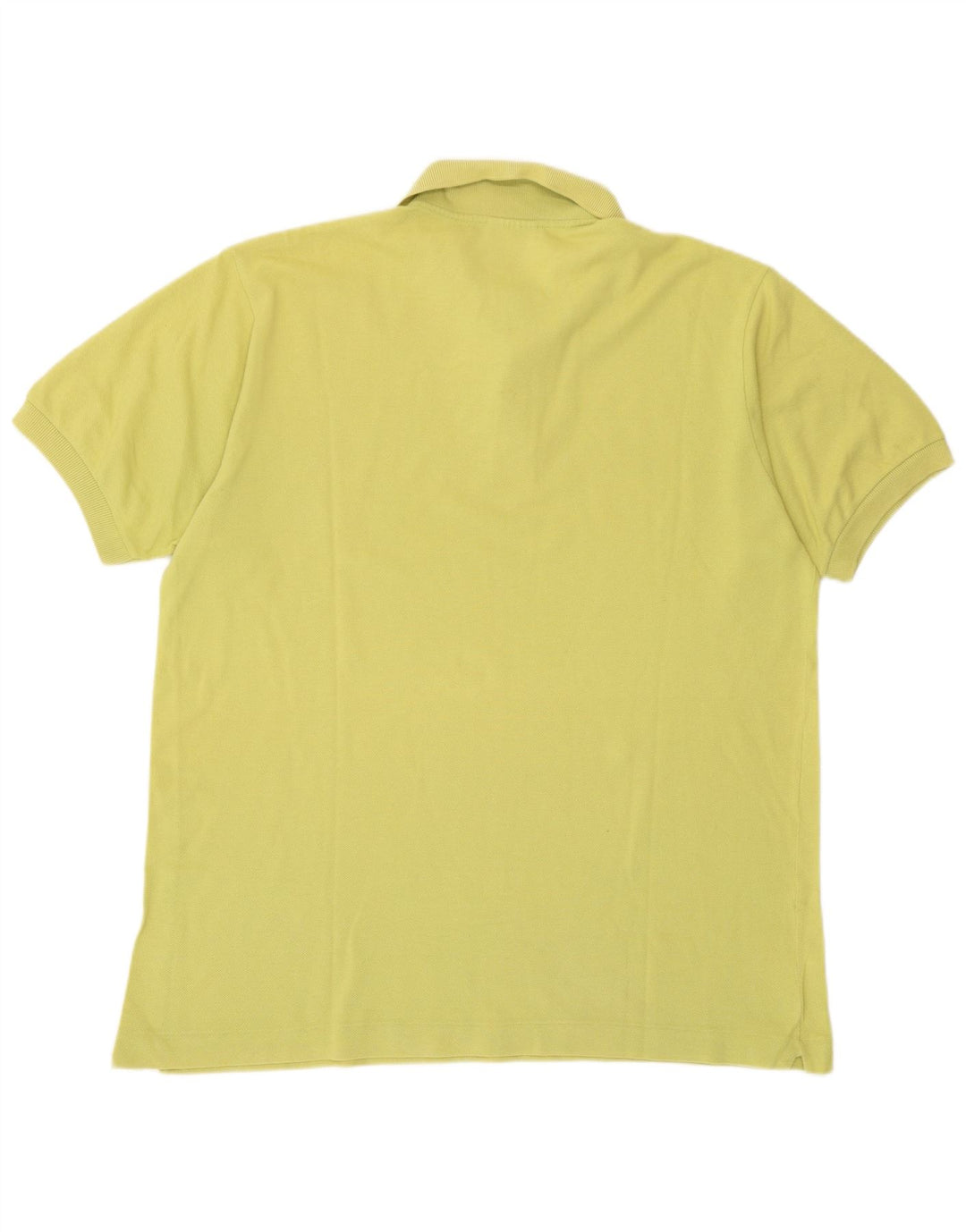 Polo Lacoste para hombre talla 5 grande algodón amarillo