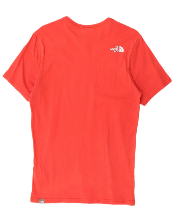 The North Face Camiseta gráfica para hombre Top Small Red Cotton