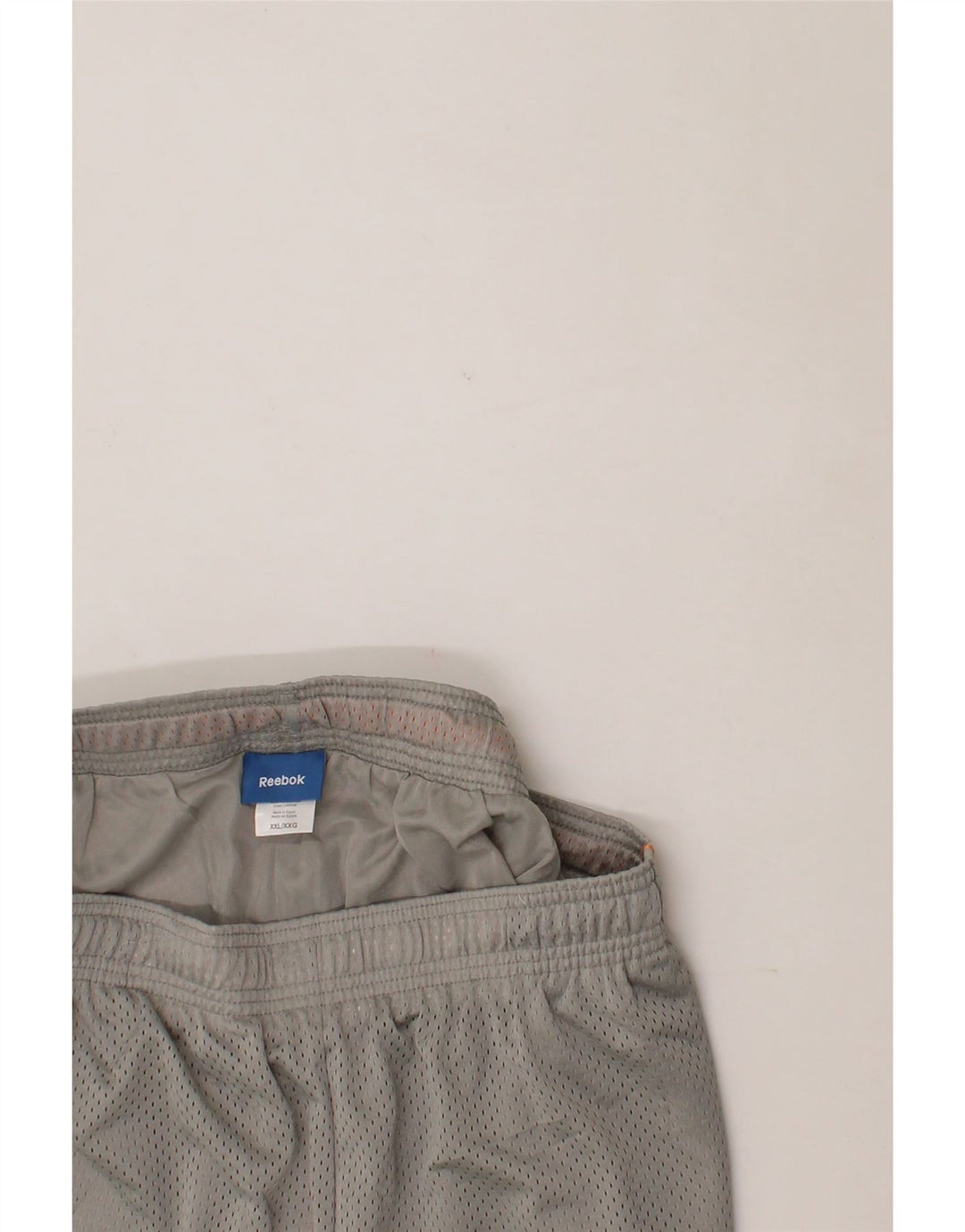 REEBOK Mens Sport Shorts 2XL  Grey Polyester Vintage Reebok and Second-Hand Reebok from Messina Hembry 