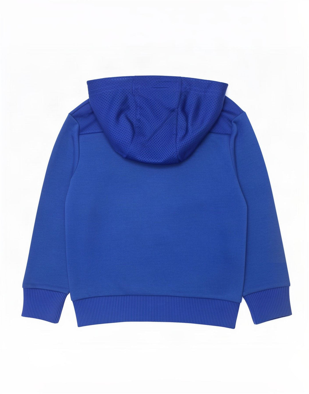 Adidas - Sudadera con capucha para niños, diseño gráfico, 5-6 años, poliéster, azul