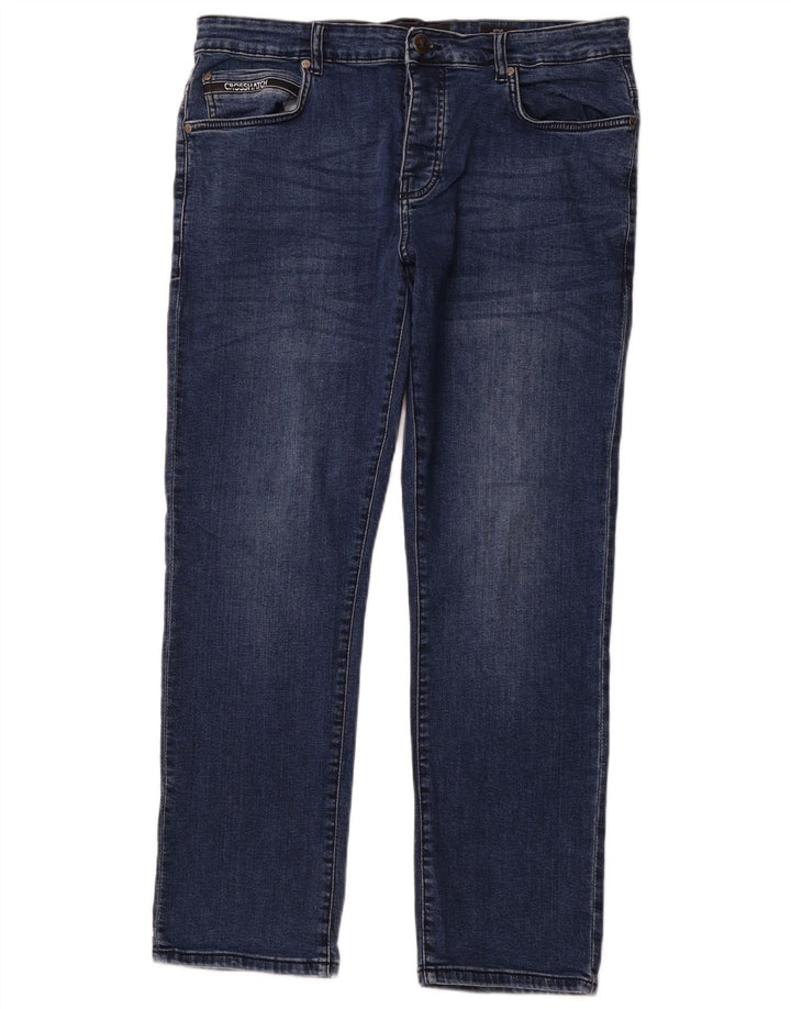 CROSSHATCH Vaqueros rectos Princed para mujer W36 L30 Algodón azul