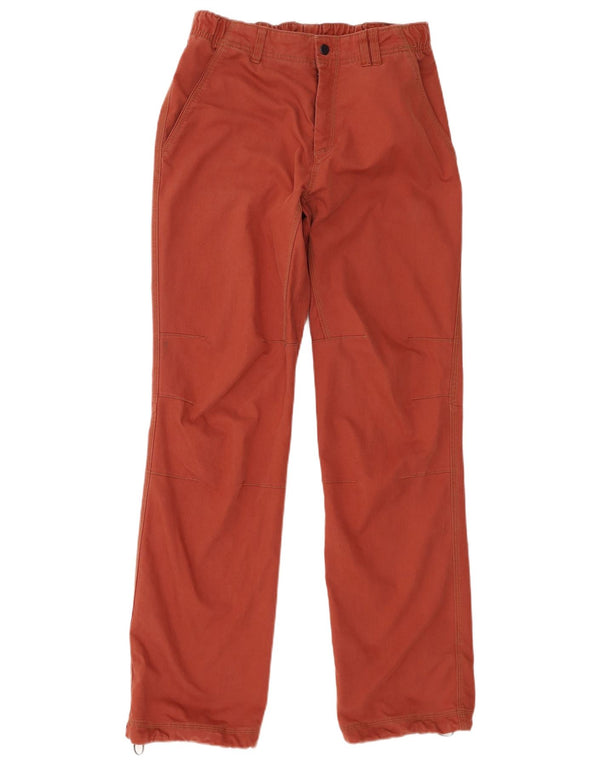 Pantalón Chino Recto Adidas Hombre W32 L32 Algodón Marrón