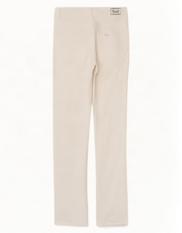 Vaqueros Lee Norma Slim para mujer W24 L31 Algodón blanco