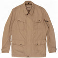 Geox Mens Respira Utility Jacket UK 40 Large Beige Poliéster