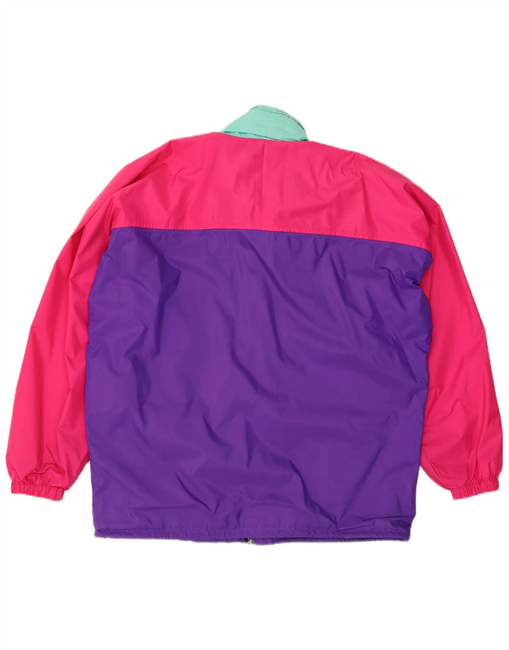 K-Way Chaqueta impermeable para hombre UK 40 Large Poliamida multicolor con bloques de color