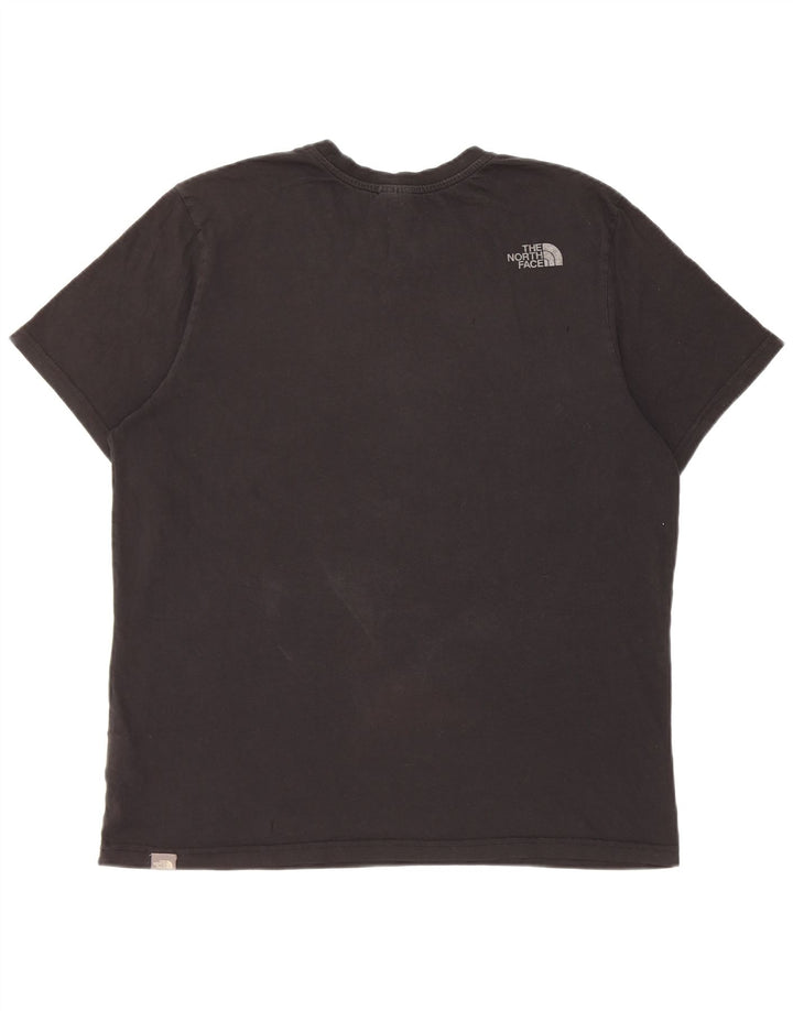 The North Face - Camiseta para hombre, talla grande, algodón negro