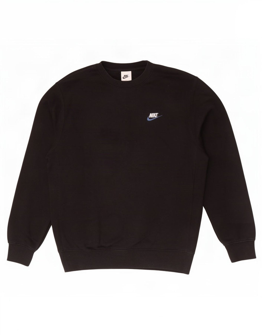 Nike Hombre Sudadera Jumper Medium Negro Algodón