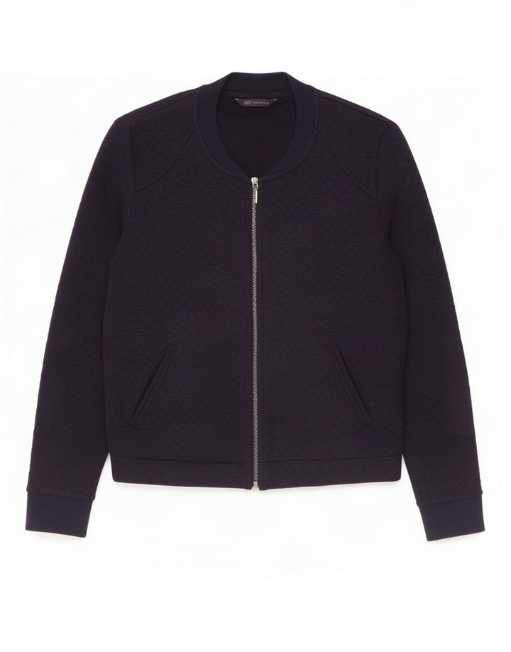 Marks & Spencer Chaqueta de chándal para mujer UK 10 Small Azul marino Poliéster