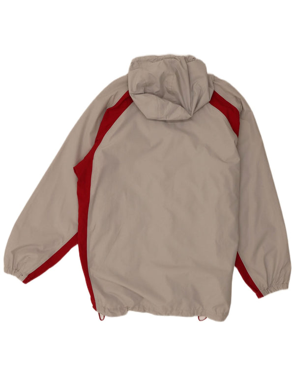 Jako - Chaqueta impermeable con capucha para hombre, talla 40, color gris grande