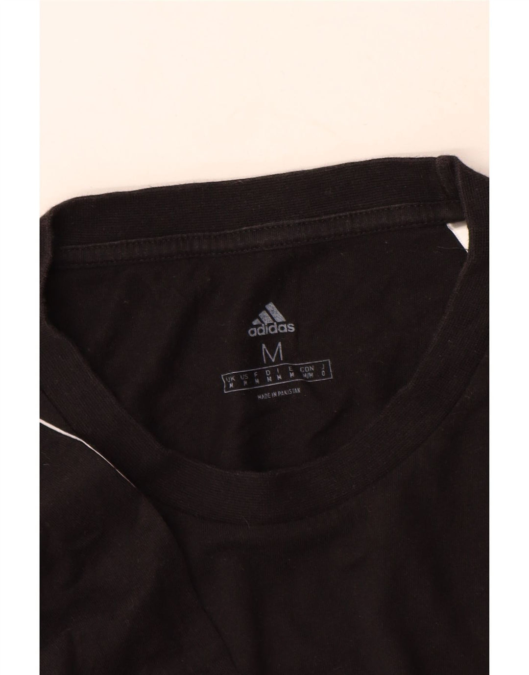 Camiseta Adidas Hombre Mediana Negro Algodón